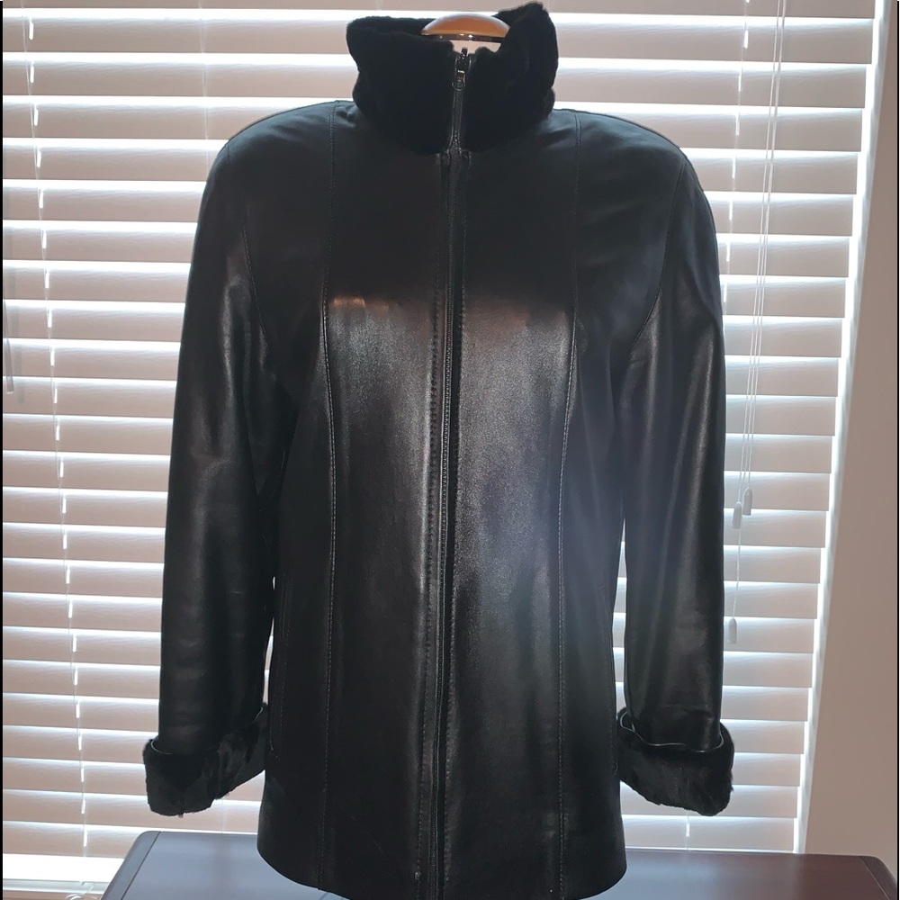 Reversible Leather/Mink Jacket